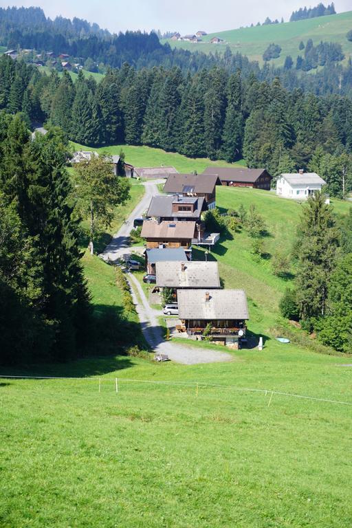 Ferienwohnungen Im Blockhaus Metzler Шварценберґ-ім-Бреґенцервальд Екстер'єр фото