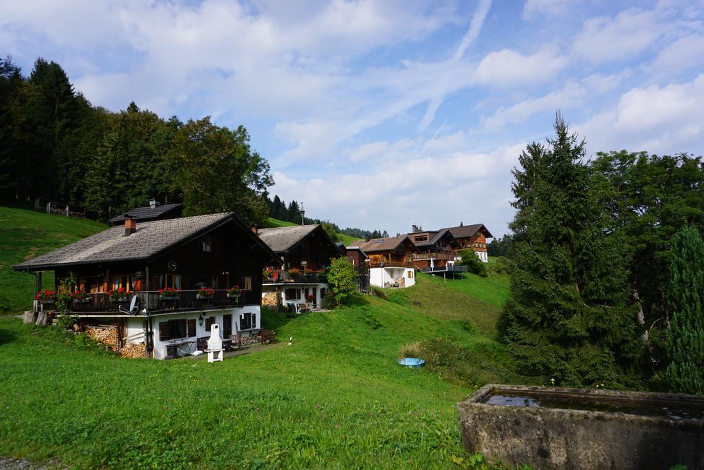 Ferienwohnungen Im Blockhaus Metzler Шварценберґ-ім-Бреґенцервальд Екстер'єр фото